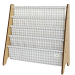 3 Sprouts Bogreol, Gingham beige