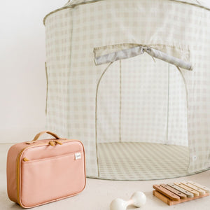 3 prouts Legetelt, Gingham beige