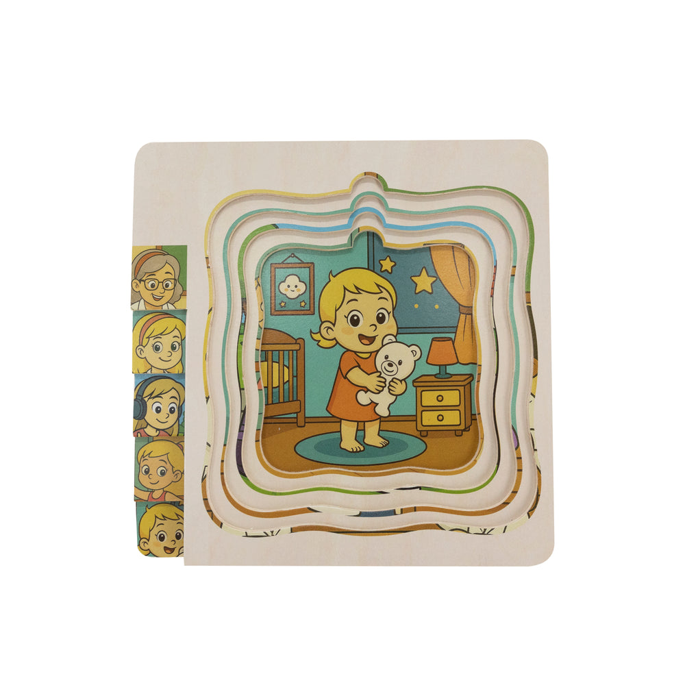 Kinder and Kids Lag-puslespil, Pigeliv