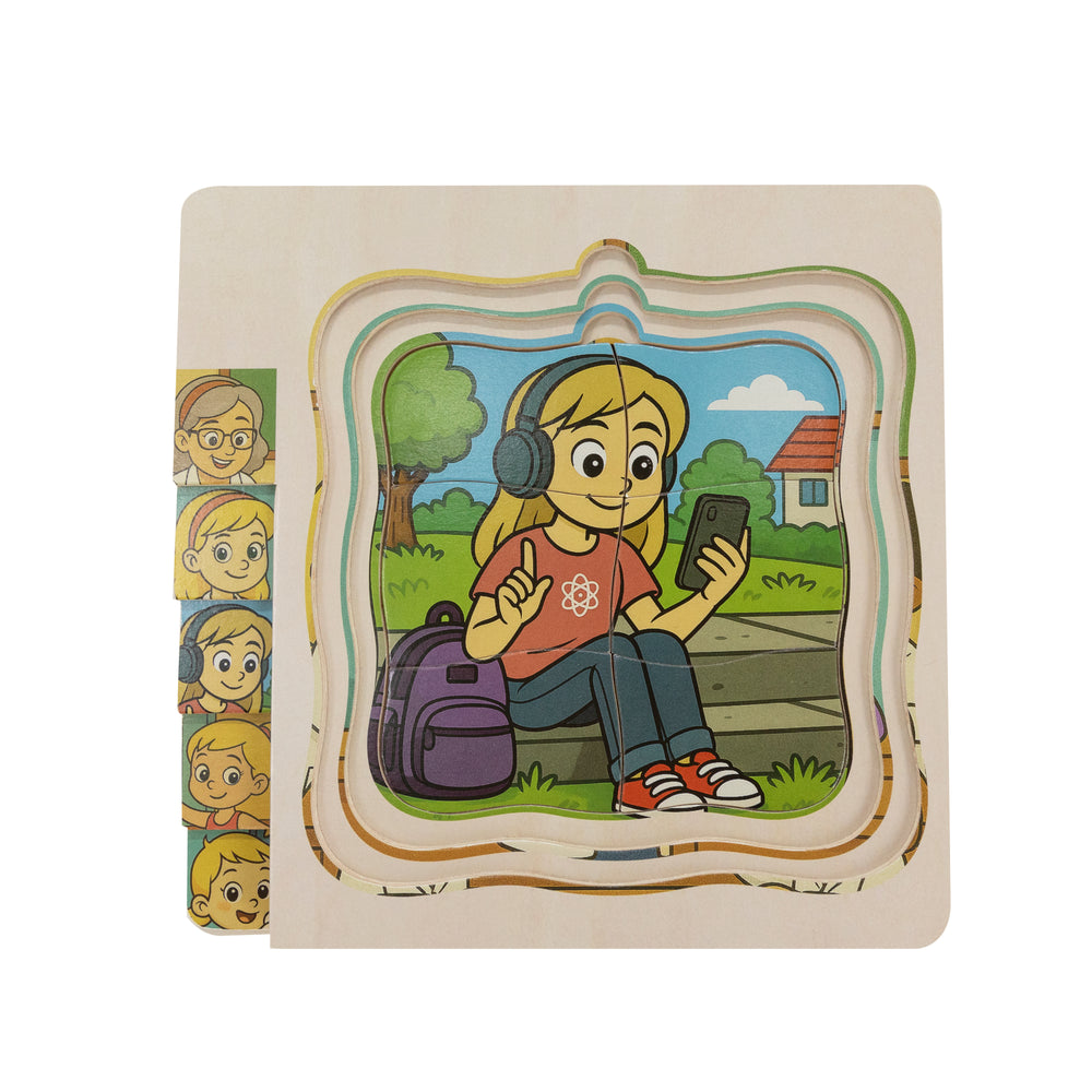 Kinder and Kids Lag-puslespil, Pigeliv