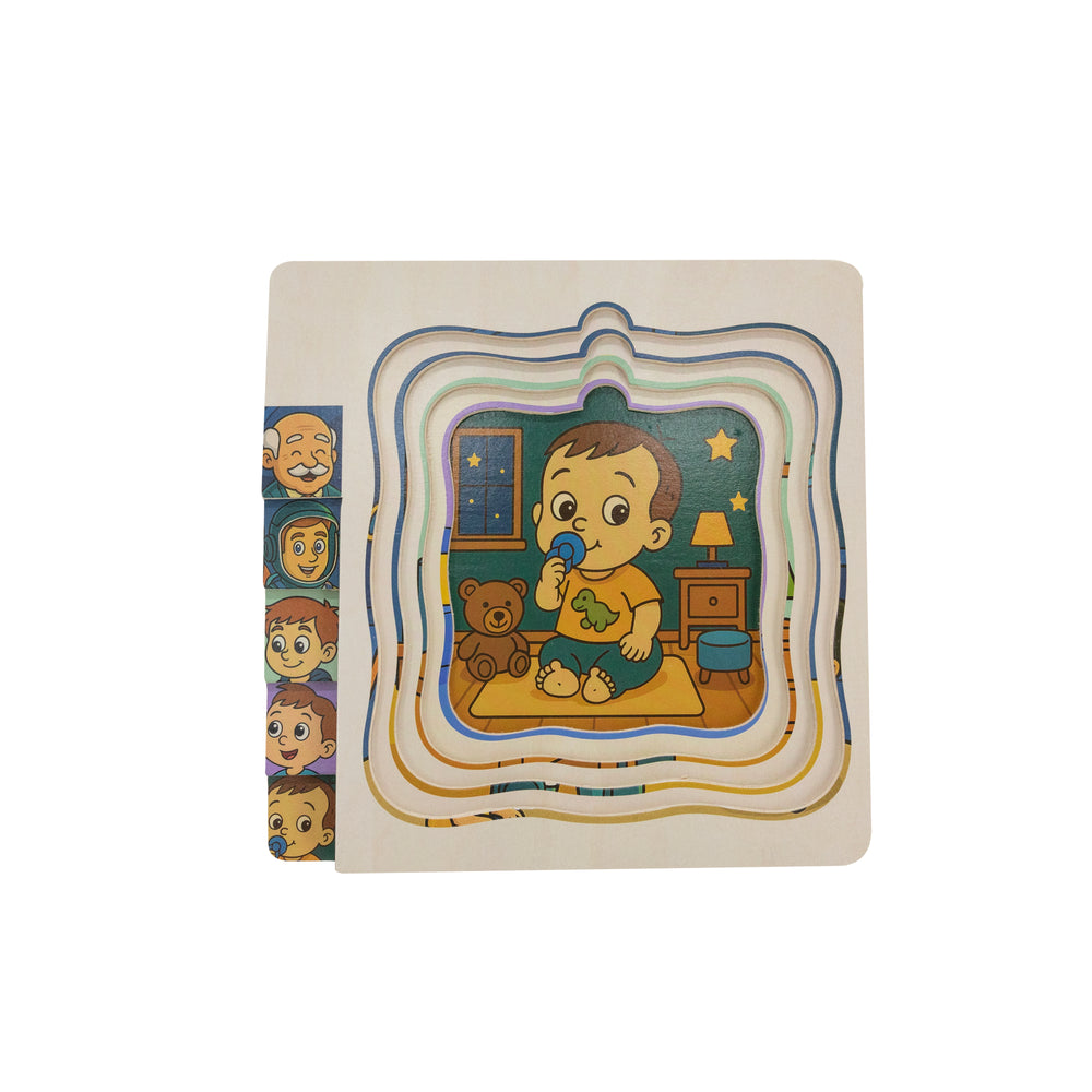 Kinder and Kids Lag-puslespil, Drengeliv