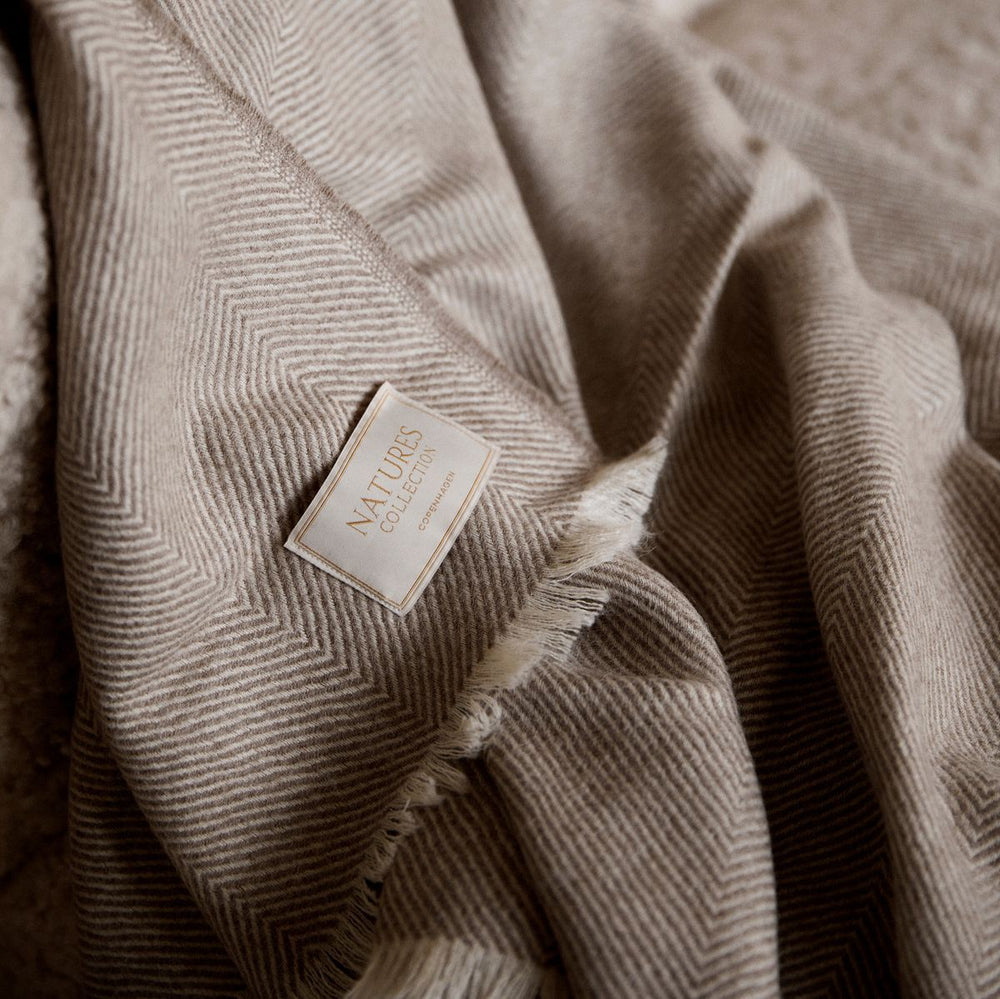 NATURES COLLECTION Sidsley uldplaid | 100% baby alpakauld