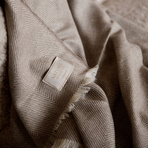 NATURES COLLECTION Sidsley uldplaid | 100% baby alpakauld