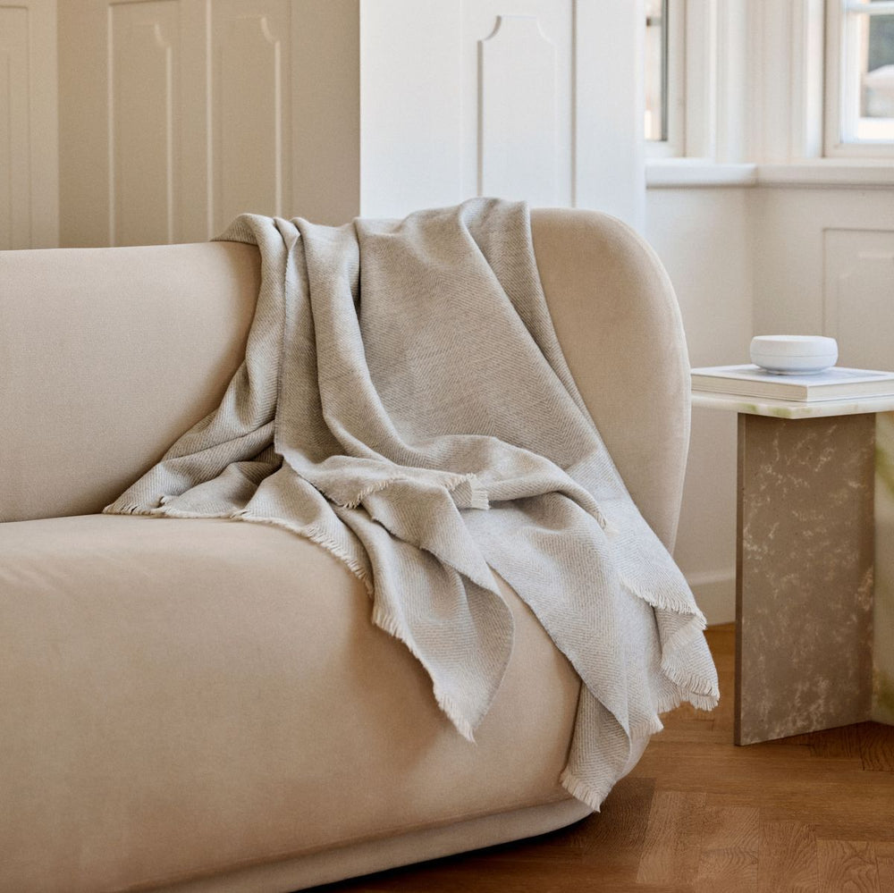 NATURES COLLECTION Sidsley uldplaid | 100% baby alpakauld