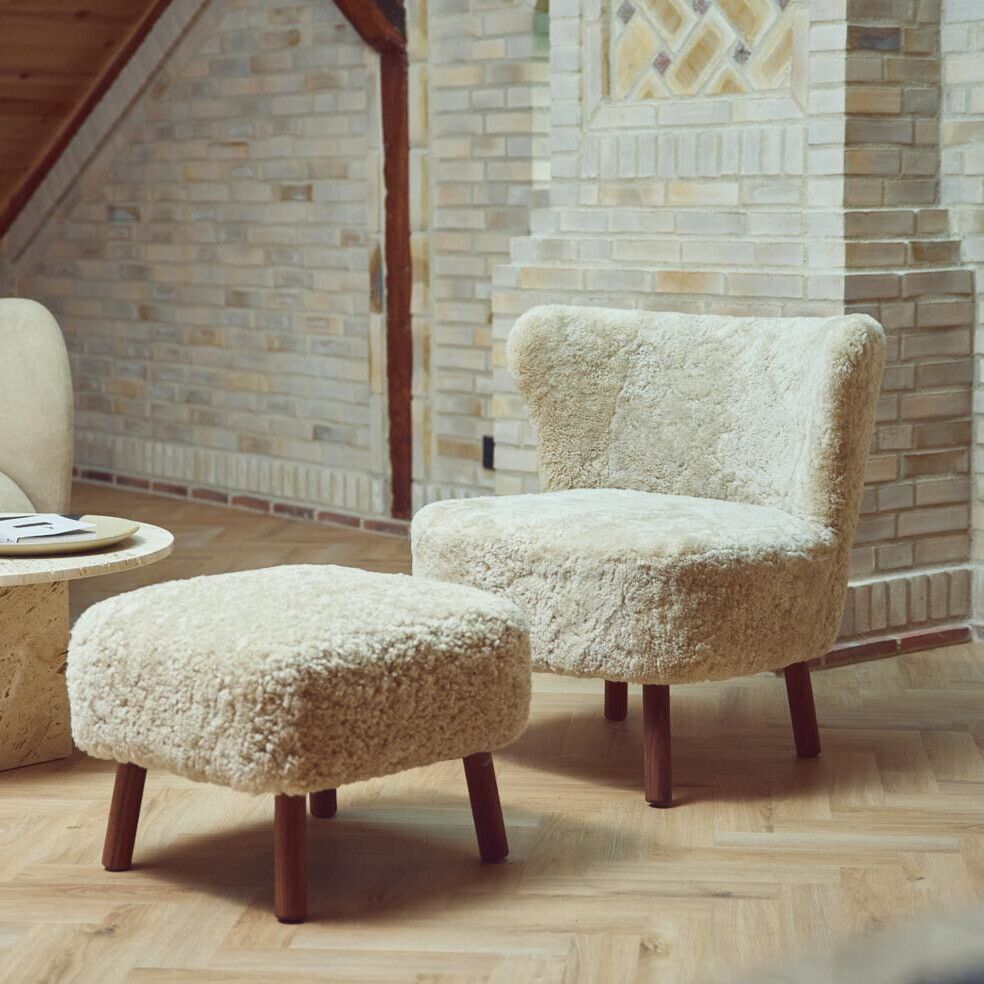 NATURES COLLECTION Emil Lounge Chair | Korthåret