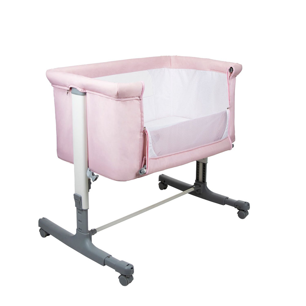 Asalvo Bedside Crib Mini Calm, Pink