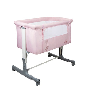 Asalvo Bedside Crib Mini Calm, Pink