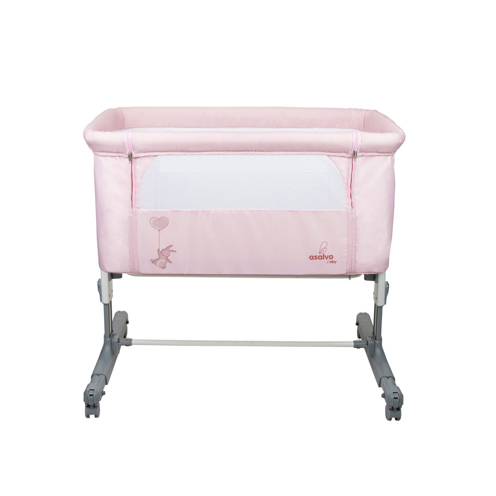Asalvo Bedside Crib Mini Calm, Pink