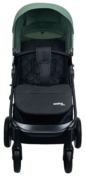 Asalvo Klapvogn Sæt Travel System Ecuador, Oliven