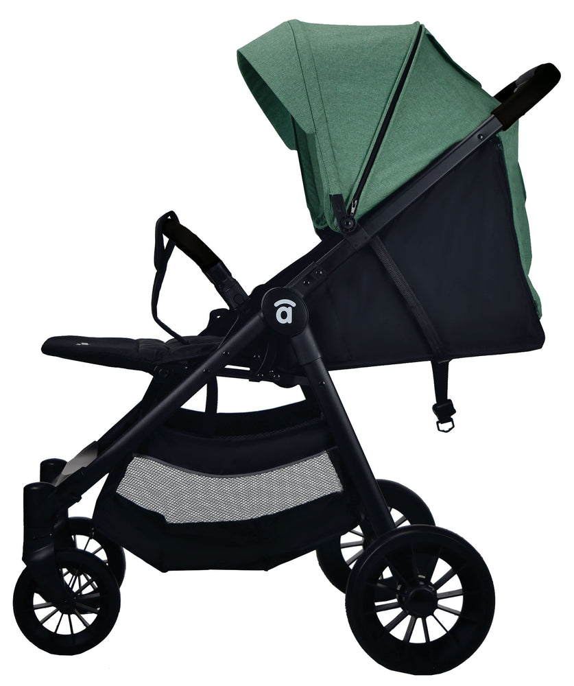 Asalvo Klapvogn Sæt Travel System Ecuador, Oliven