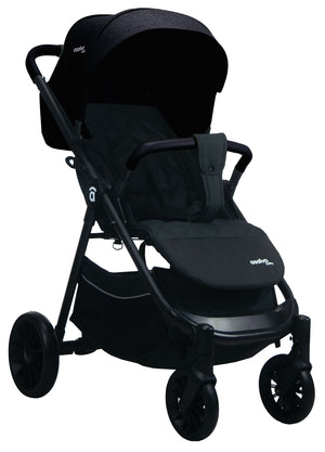 Asalvo Klapvogn Sæt Travel System Ecuador, Sort