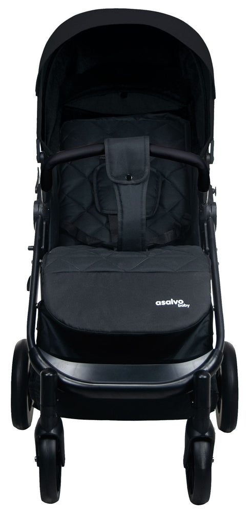 Asalvo Klapvogn Sæt Travel System Ecuador, Sort