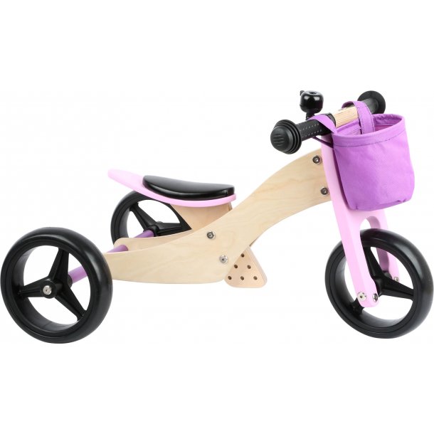 Small foot Løbecykel 2 i 1, Trike/Rosa